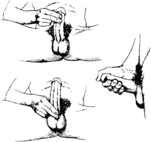 thủ dâm và massage để tăng kích thước dương vật
